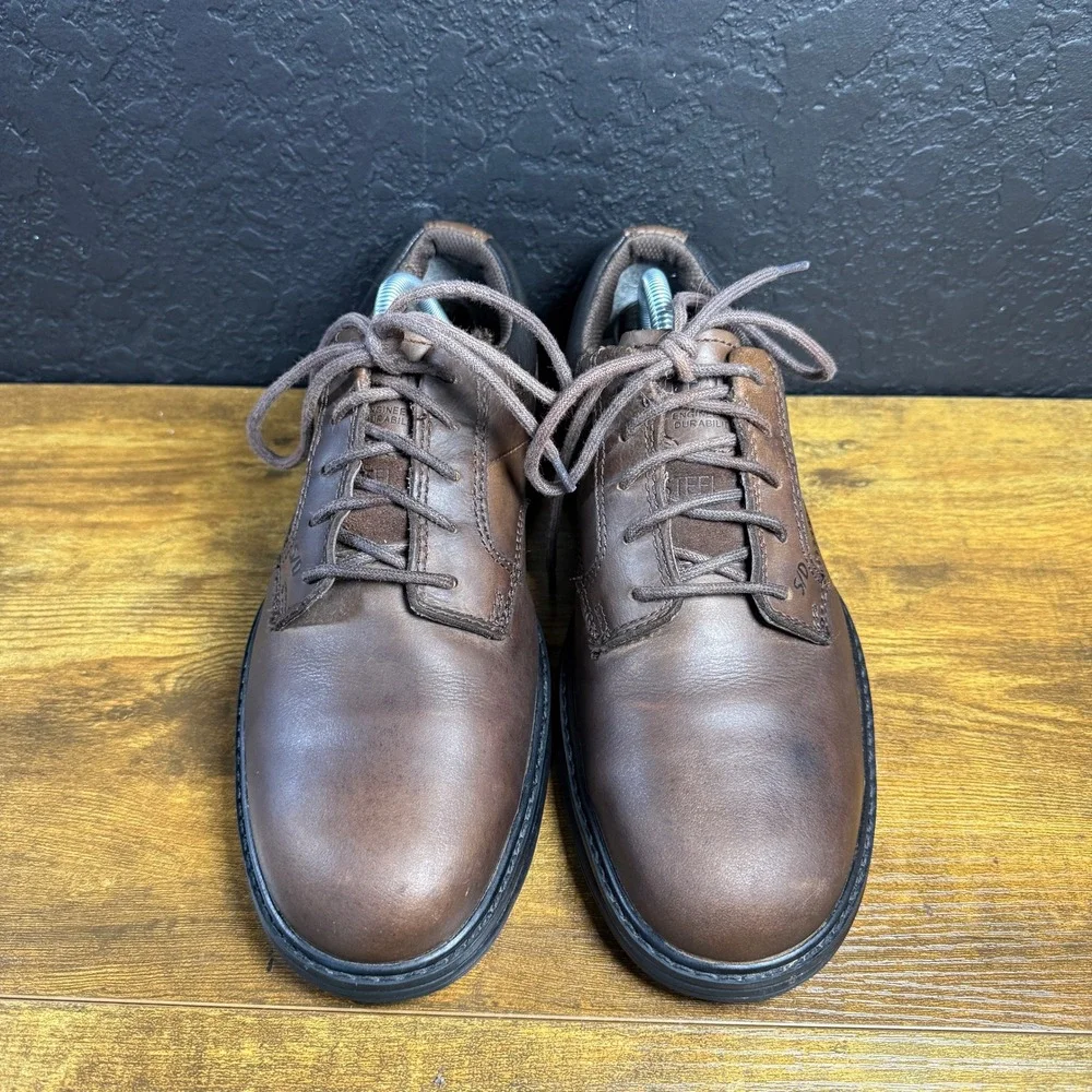 Caterpillar‎ Conclude SD P711721 Brown Leather Oxford Work Shoes Mens 8